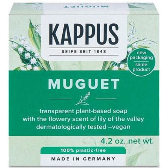 Kappus Muguet - Maiglöckchen Luxus-Toilettenseife 125 g