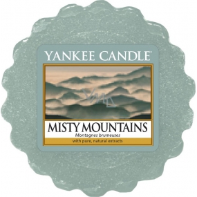 Yankee Candle Misty Mountains Duftwachs für Aromalampe 22 g
