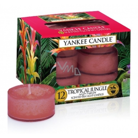 Yankee Candle Tropical Jungle - Teekerze mit Duft nach tropischem Dschungel 12 x 9,8 g