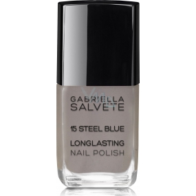 Gabriella Salvete Longlasting Emaille langlebiger Nagellack mit Hochglanz 15 Steel Blue 11 ml