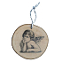 Böhmen Geschenke Handgemachte Weihnachtsverzierung Holz Engel 6 cm