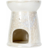 Herz & Zuhause Aromalampa Punkte groß weiß 12,5 cm