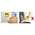 Trixline Repellent-Aufkleber gegen Mücken gelb 6 Stück TR624