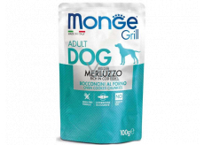 Monge Dog Grill Kabeljau Tasche 100 g