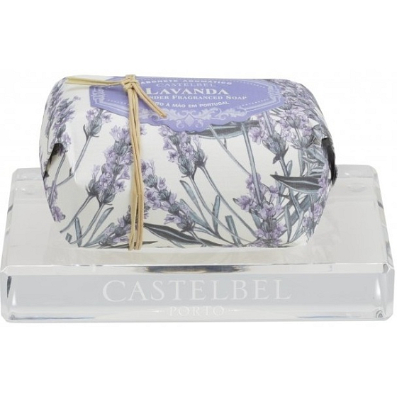 Castelbel kristallklare Seifenschale 12,5 x 8,5 cm