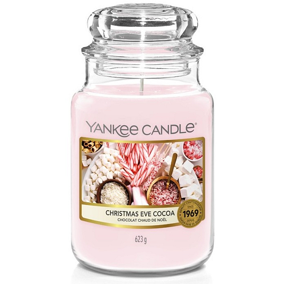 Yankee Candle Christmas Eve Cocoa - Christmas Cocoa Duftkerze Classic großes Glas 623 g
