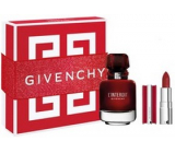 Givenchy L'Interdit Eau de Parfum Rouge Eau de Parfum für Damen 50 ml + Le Rouge Deep Velvet Mini-Lippenstift N°37 Rouge Grainé 1,5 g, Geschenkset für Damen
