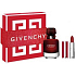 Givenchy L'Interdit Eau de Parfum Rouge Eau de Parfum für Damen 50 ml + Le Rouge Deep Velvet Mini-Lippenstift N°37 Rouge Grainé 1,5 g, Geschenkset für Damen