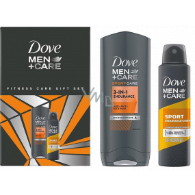 Dove Men + Care Fitness Sportcare 3in1 Endurance Duschgel 250 ml + Sport Antitranspirant Spray 150 ml, Kosmetikset für Männer