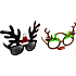 Rappa Weihnachtsgläser fun 2 Arten 1 Stück