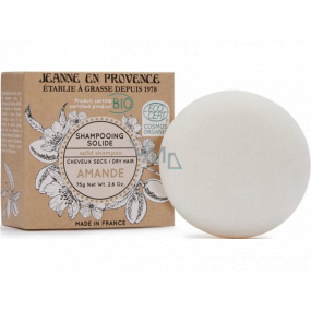 Jeanne en Provence Amande - Mandel BIO festes Shampoo für trockenes Haar 100 g