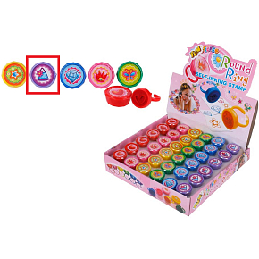 Ditipo Stempelring lila Handtasche 2,2 x 2,2 cm