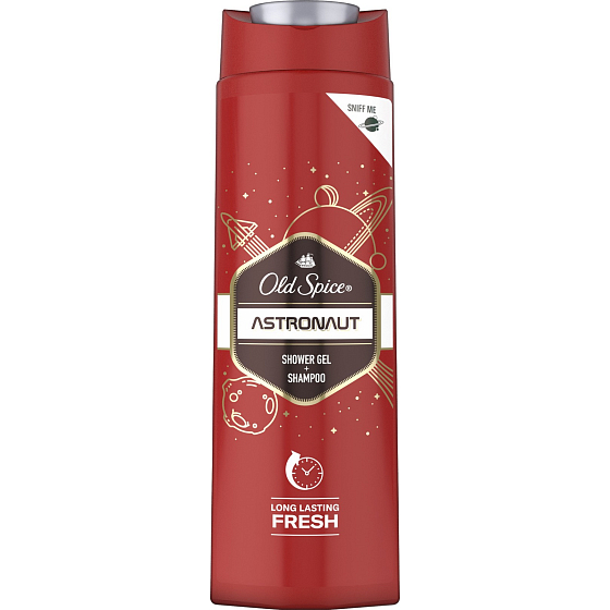 Old Spice Astronaut 2in1 Duschgel und Shampoo für Männer 400 ml
