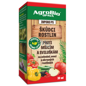 AgroBio Inporo Hilfsmittel zum Pflanzenschutz gegen Blattläuse und Seidenraupen 30 ml