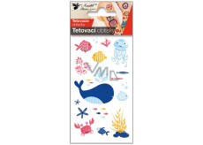 Tattoo-Abziehbilder Fisch 10,5 x 6 cm