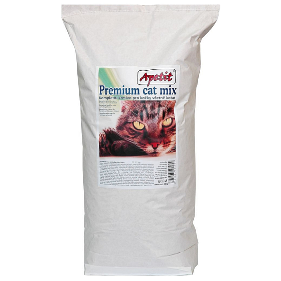 Apetit cat Premium komplettes Futter für alle Katzen einschließlich Kätzchen 10 kg