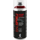 BALSPREJ oberflächenuniverselle Acrylfarbe in Sprayform, RAL 3004 purpurrot, 400 ml