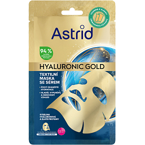 Astrid Hyaluronic Gold textilní maska 1 ks