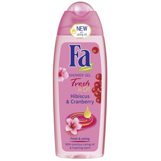 Fa Fresh & Oil Hibiscus und Cranberry Duschgel 250 ml