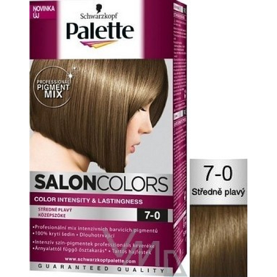 Schwarzkopf Palette Salon Colors Haarfarbton 7-0 Mittelblond