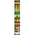 Nekupto Geschenkpapier 70 x 200 cm Weihnachtsgrüner Schneemann, Baum