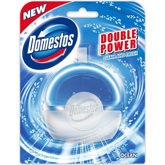 Domestos Double Power Clean und Fresh Ocean Wc Flüssigkeitsblock 60 ml