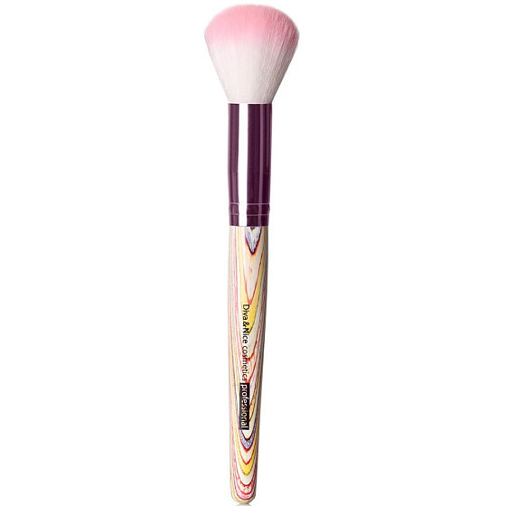 Diva & Nice Kosmetikpinsel mit synthetischen Borsten für Puder Max 519/01 1 Stück