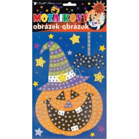 Halloween Kürbis Mosaik Spiel Set 23 x 16 cm