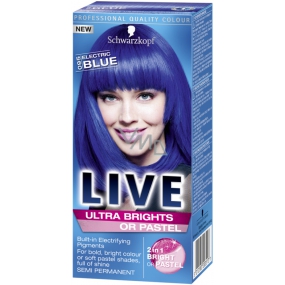 Schwarzkopf Live Ultra Brights oder Pastell Haarfarbe 095 Electric Blue