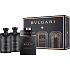 Bvlgari Man In Schwarz Eau de Parfum 60 ml + After Shave Balm 40 ml + Shampoo und Duschgel 40 ml, Geschenkset