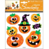 Halloween Kürbis Aufkleber 23 x 18 cm