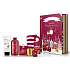 Baylis & Harding Red 500 ml Badeschaum + Körper- und Handlotion 130 ml + prickelnde Badekugel + Votivkerze mit Goldständer + festliche Türgriffkarte + Socken Rotes Set für den Weihnachtstag