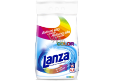 Lanza Fresh & Clean Color Waschpulver für bunte Wäsche bewahrt die Intensität der Farben, mit einem angenehmen Duft 84 Dosen 6,3 kg