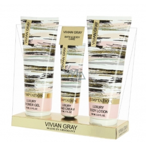 Vivian Grey Temptation - Temptation Luxus-Körperlotion 100 ml + Duschgel 100 ml + Handcreme 30 ml, Kosmetikset