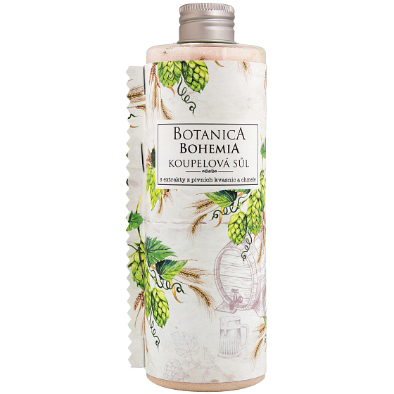 Böhmen Geschenke Botanica Hopfen und Getreide Bier Badesalz 320 g