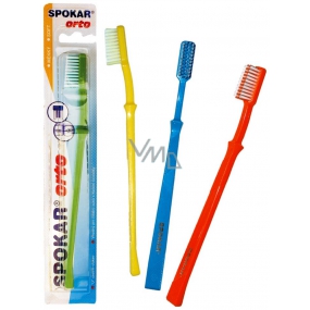 Spokar 3412 Orto harte Zahnbürste U-Ausschnitt auch für kieferorthopädische Zwecke geeignet