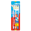 Colgate Extra Clean Mittlere mittlere Zahnbürste 3 Stück
