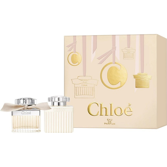 Chloé Chloé parfümiertes Wasser 50 ml + Körperlotion 100 ml, Geschenkset 2020