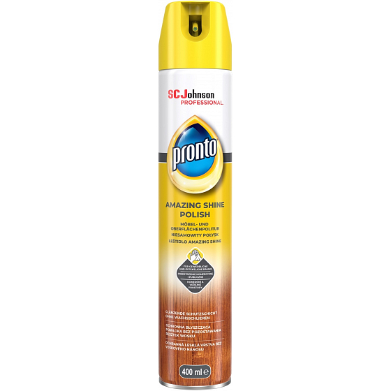 Pronto Amazing Shine Polish Spray gegen Staub, Holzpolitur 400 ml