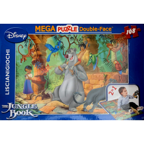 Disney Mega Puzzle und Spielmatte 2in1 Jungle Book 108 Teile, empfohlen ab 3 Jahren