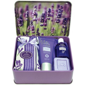 Esprit Lavendel-Duftbeutel + ätherisches Öl 12 ml + Handcreme 30 ml + Toilettenseife 60 g + Dose, Kosmetikset für Frauen