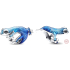 Charme Sterling Silber 925 Metallic blau Gecko wechselnde Farbe, Perle auf Armband Tier
