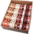 Ditipo Fabric Weihnachtsband mit Draht Gold 4 m x 15 mm