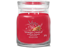Yankee Candle Sparkling Cinnamon - Sparkling Cinnamon Duftkerze Signature medium Glas 2 Dochte 368 g