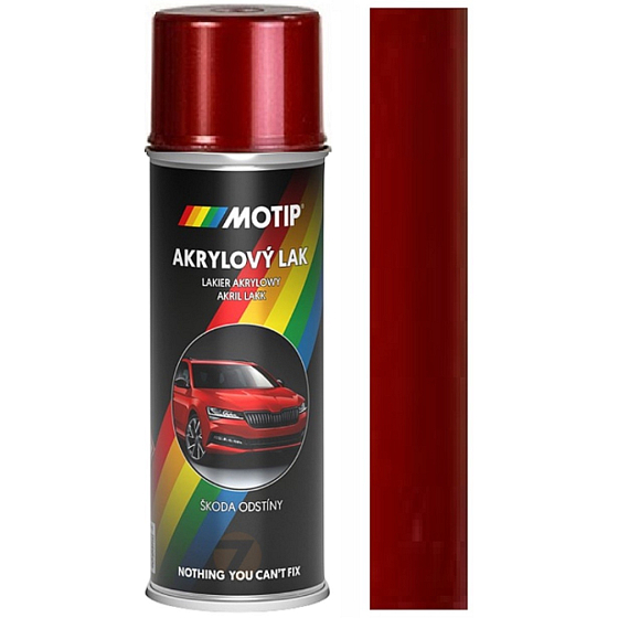 Motip Skoda Acryl-Autolackspray 9892 Metallic Rot 200 ml