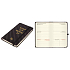 Albi Pocket Diary 2025 mit Gummiband - Schwarz mit Goldschrift 9,3 x 15 x 1,3 cm