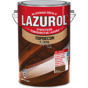 Lazurol Topdecor S1035 dünnschichtige Lasur für Holz T022 Palisander, 4,5 l