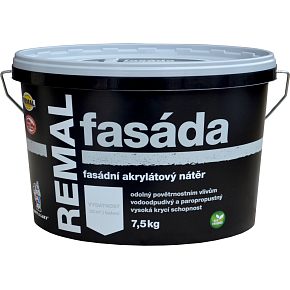REMAL Fassaden-Acrylfarbe weiß 7,5 kg