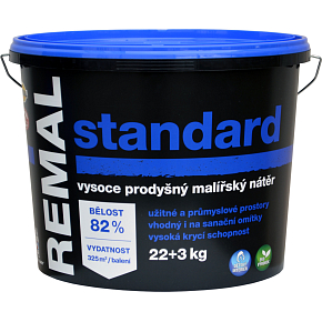 REMAL Standard hochdiffusionsfähige Wandfarbe, 22+3 kg