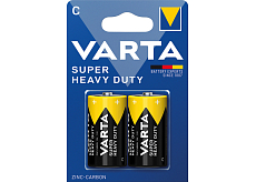 Varta Superlife, Batterien C, kleine Mono, 2 Stück